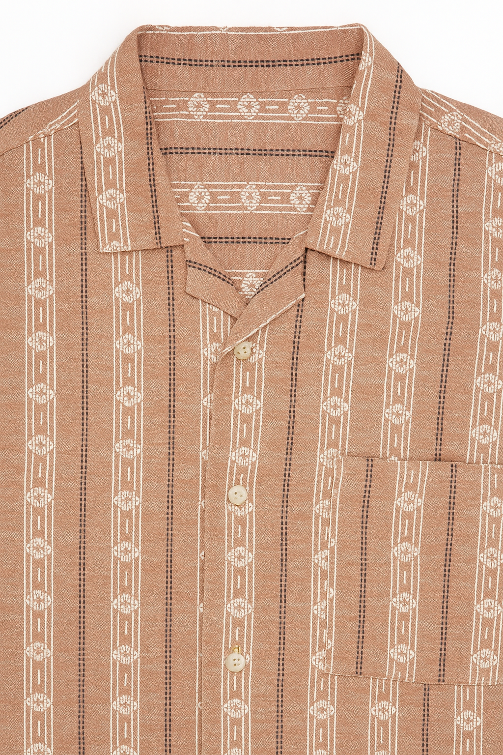 Cuban Shirt in Mellow Orange