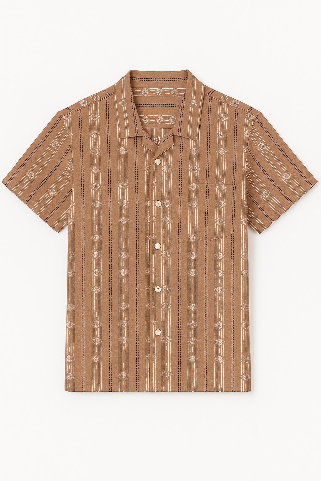 Cuban Shirt in Mellow Orange