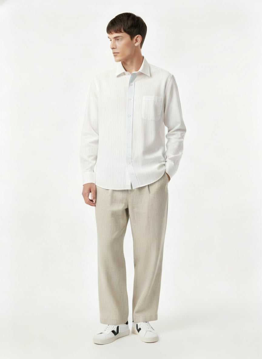 Off-White Striped Shirt