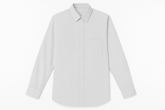 Classic Pinstripe Button-Down Shirt